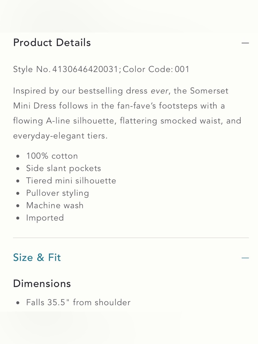 Anthropologie Somerset Mini Dress in Washed Black Multi - Picture 15 of 16